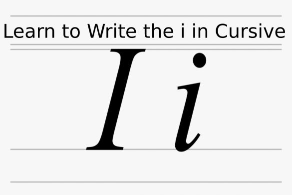 Learn to Write the i in Cursive